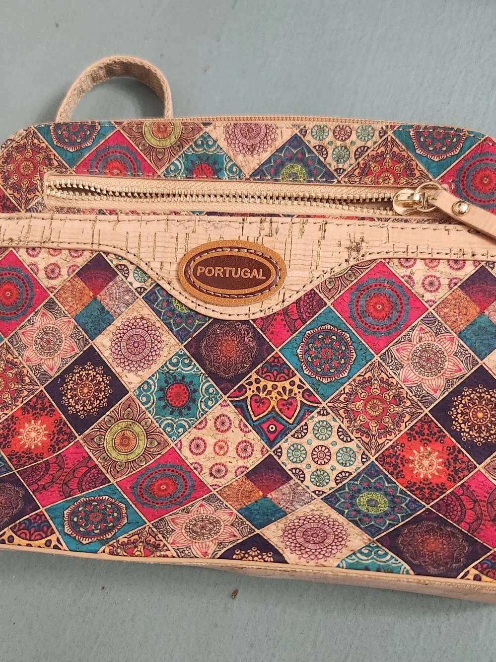 Portugal Mosaic Pattern Women's Cross Body Purse - Multicolor